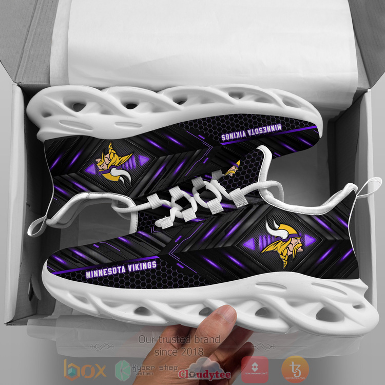 BEST Minnesota Vikings NFL Custom Name Clunky Sneakers