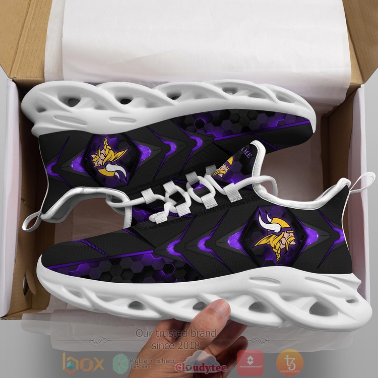 BEST Minnesota Vikings NFL Team Custom Name Clunky Sneakers