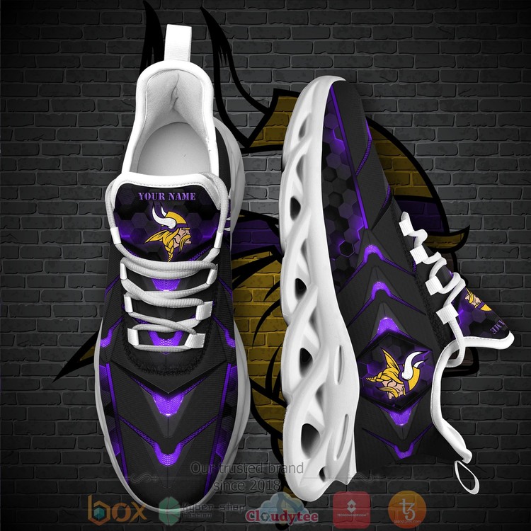 BEST Minnesota Vikings NFL Team Custom Name Clunky Sneakers 1