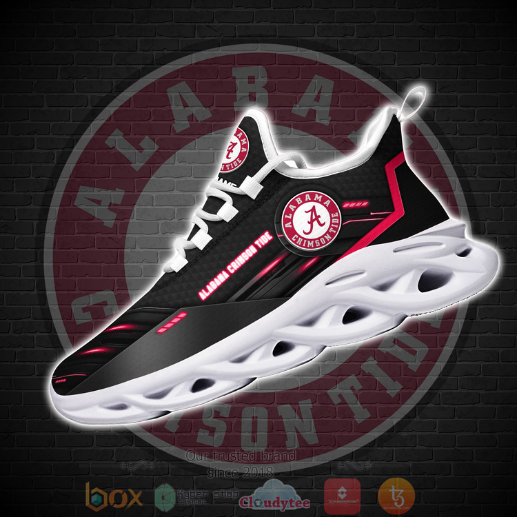 BEST NCAA Alabama Crimson Tide Custom Name Clunky Sneakers 1