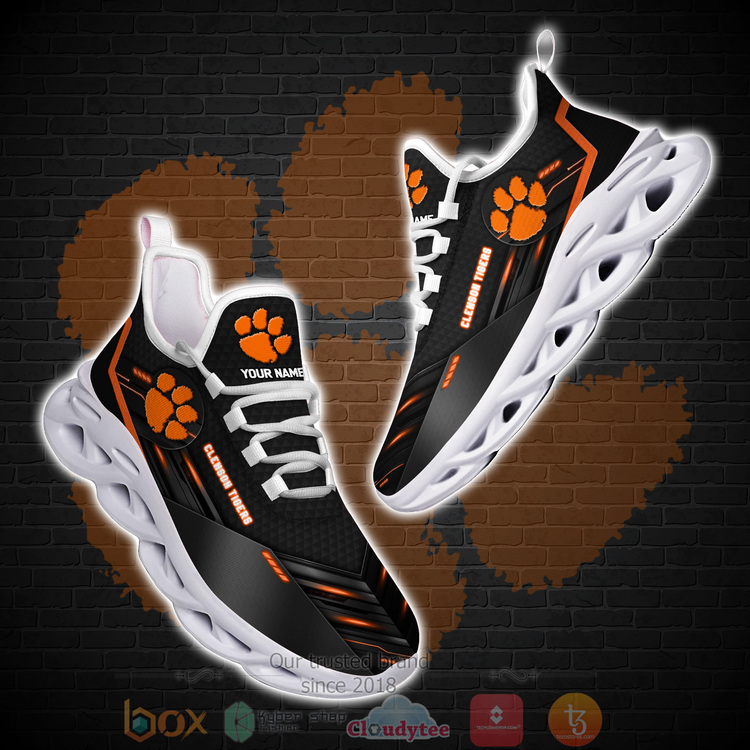 BEST NCAA Clemson Tigers Custom Name Clunky Sneakers 1 2 3 4 5