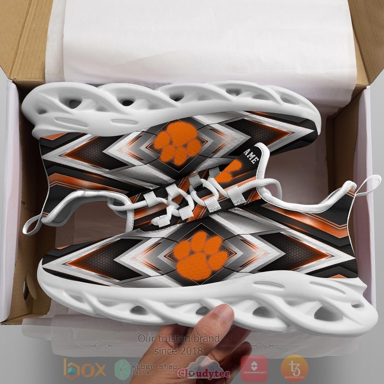 BEST NCAA Clemson Tigers Football Team Custom Name Clunky Sneakers