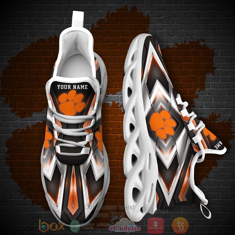BEST NCAA Clemson Tigers Football Team Custom Name Clunky Sneakers 1