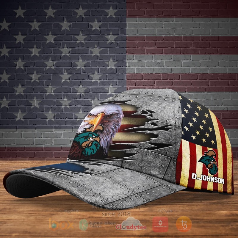 BEST NCAA Coastal Carolina Chanticleers Personalized Custom Cap 4 BEST NCAA Coastal Carolina Chanticleers Personalized Custom Cap 1 2 3