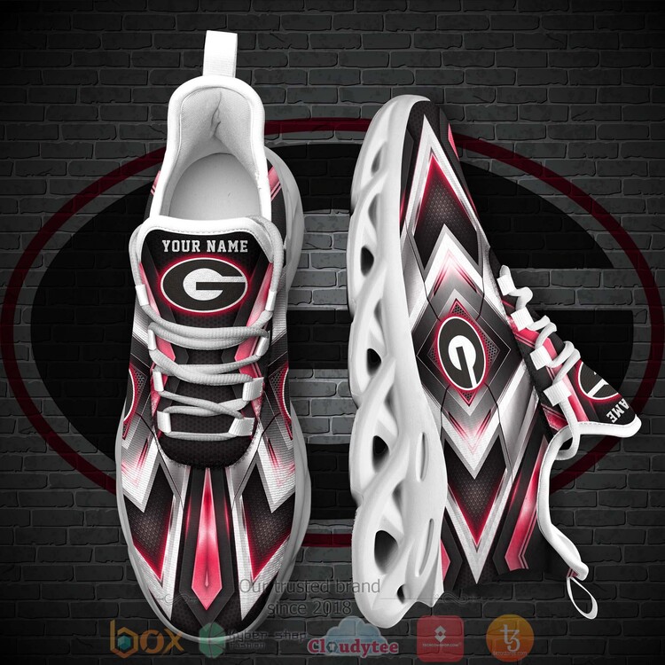 BEST NCAA Georgia Bulldogs Football Team Custom Name Clunky Sneakers 1