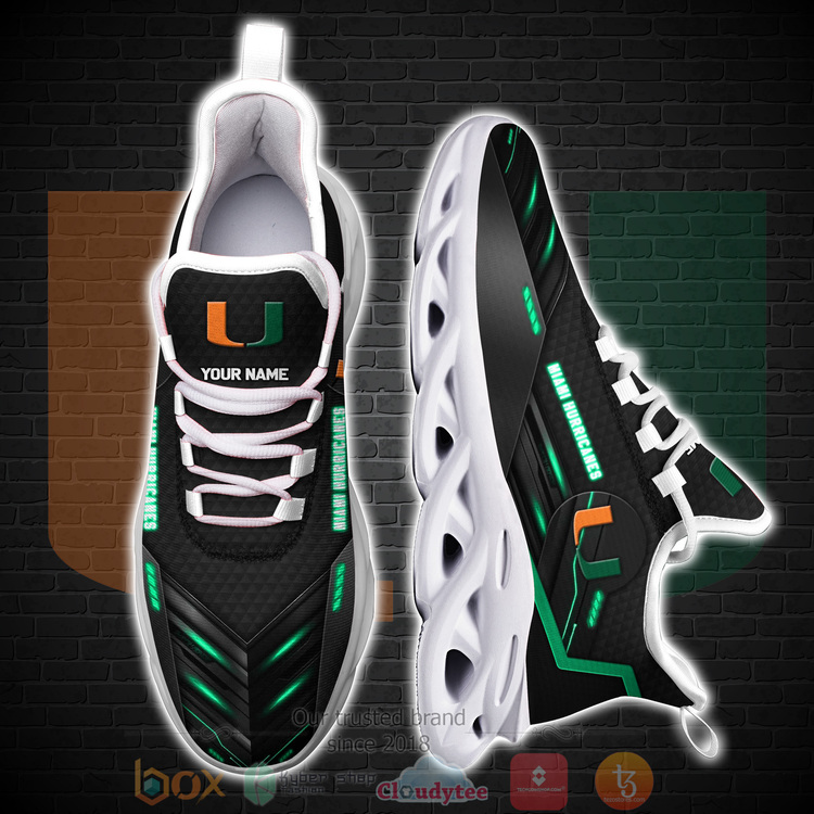 BEST NCAA Miami Hurricanes Custom Name Clunky Sneakers 4 BEST NCAA Miami Hurricanes Custom Name Clunky Sneakers 1 2 3