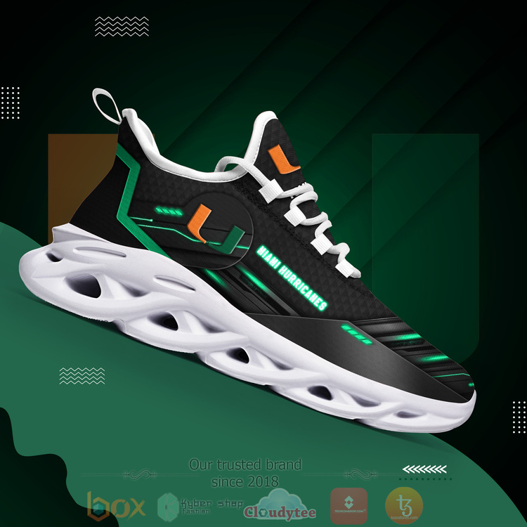 BEST NCAA Miami Hurricanes Custom Name Clunky Sneakers 5 BEST NCAA Miami Hurricanes Custom Name Clunky Sneakers 1 2 3 4