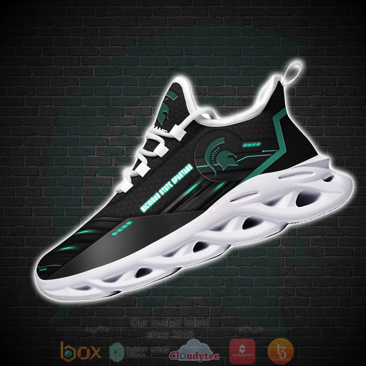 BEST NCAA Michigan State Spartans Custom Name Clunky Sneakers 1