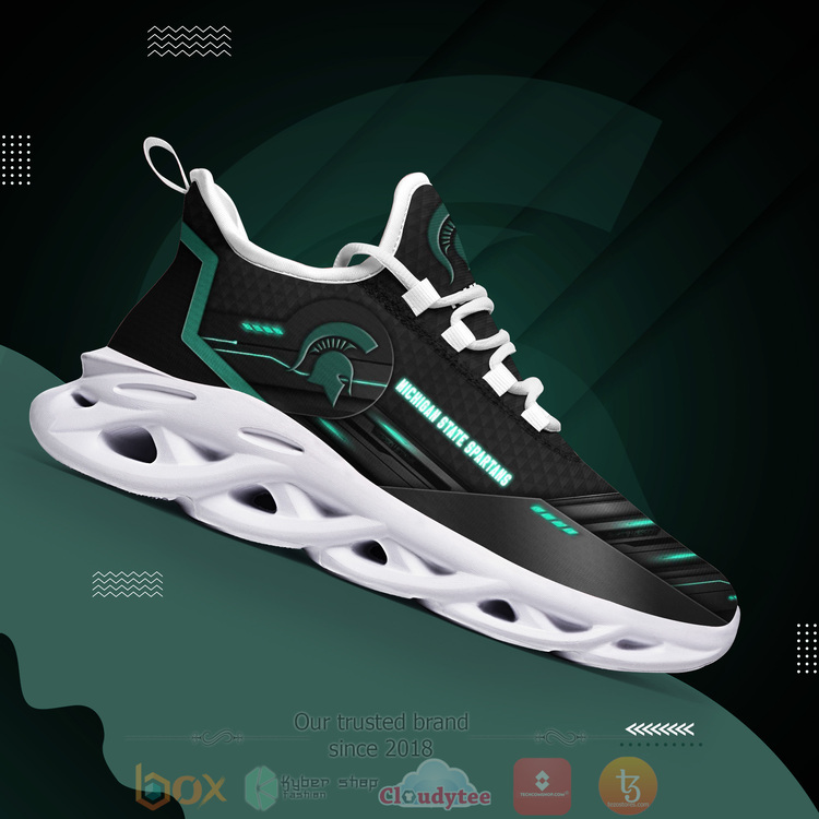 BEST NCAA Michigan State Spartans Custom Name Clunky Sneakers 1 2 3 4