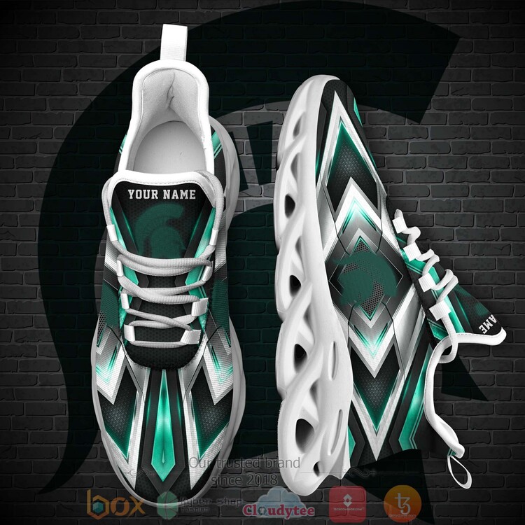 BEST NCAA Michigan State Spartans Football Team Custom Name Clunky Sneakers 1