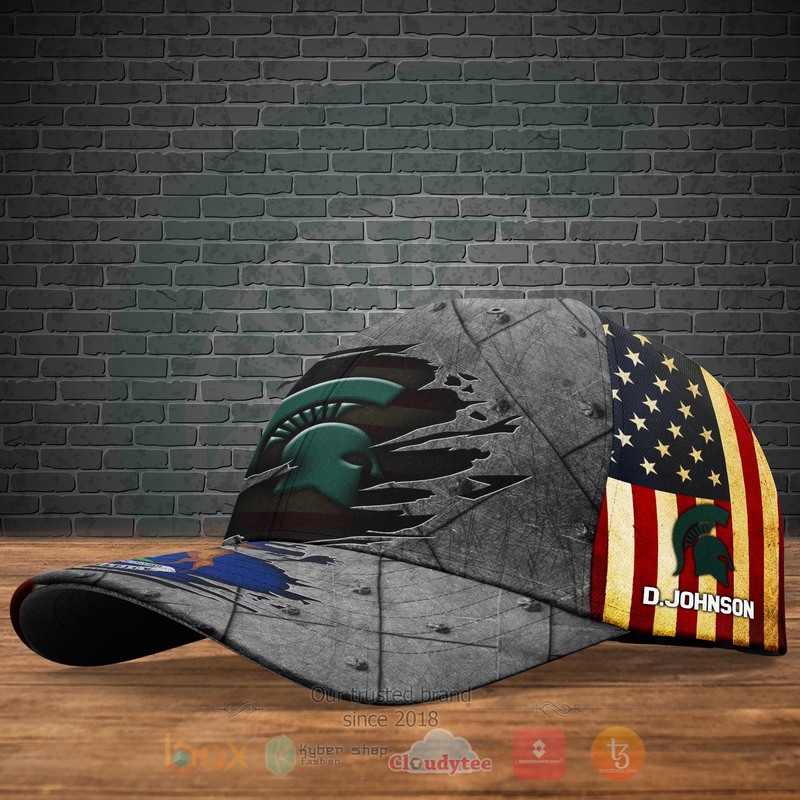 BEST NCAA Michigan State Spartans Personalized Custom Cap 1
