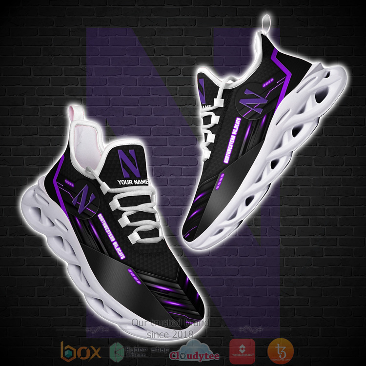BEST NCAA Northwestern Wildcats Custom Name Clunky Sneakers 1 2 3 4 5