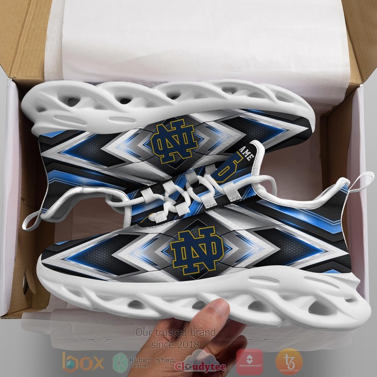 BEST NCAA Notre Dame Fighting Irish Football Team Custom Name Clunky Sneakers