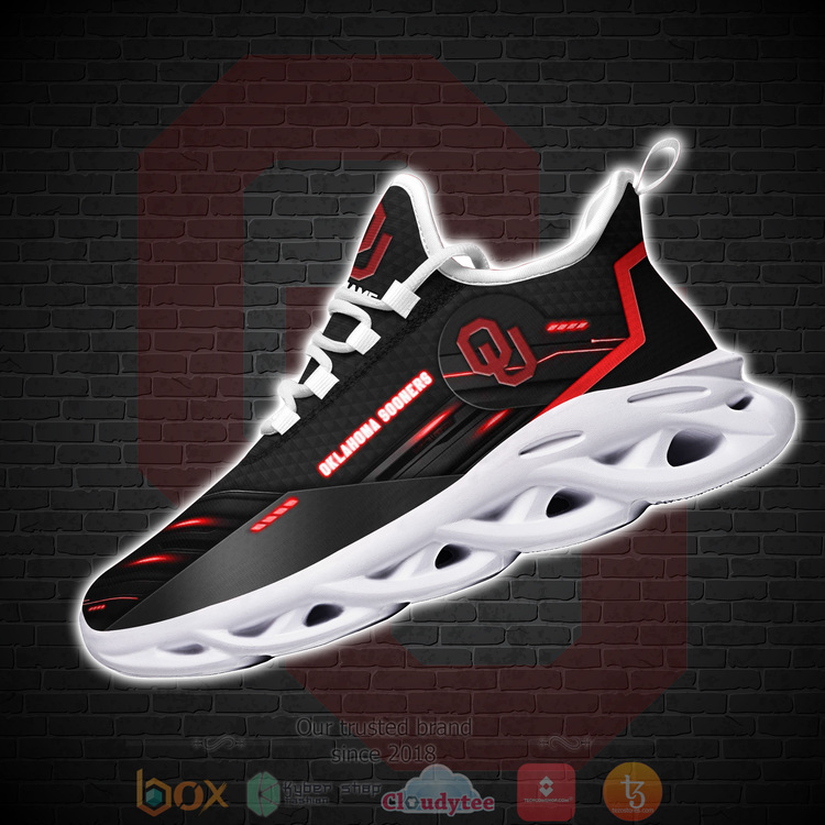 BEST NCAA Oklahoma Sooners Custom Name Clunky Sneakers 1
