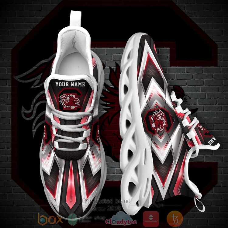 BEST NCAA South Carolina Gamecocks Football Team Custom Name Clunky Sneakers 1