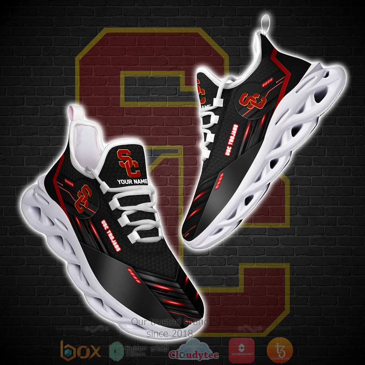 BEST NCAA USC Trojans Custom Name Clunky Sneakers 1 2 3 4 5