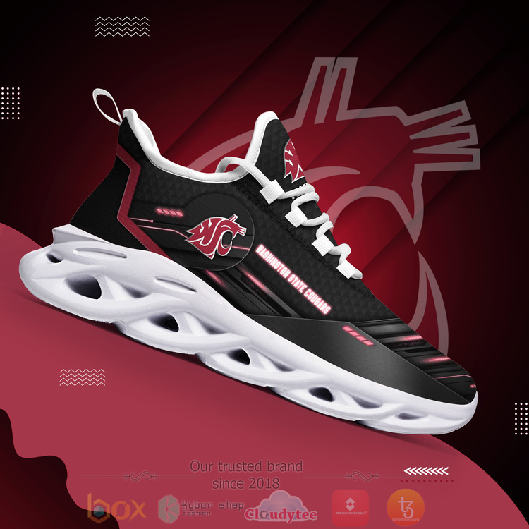 BEST NCAA Washington State Cougars Custom Name Clunky Sneakers 1 2 3 4