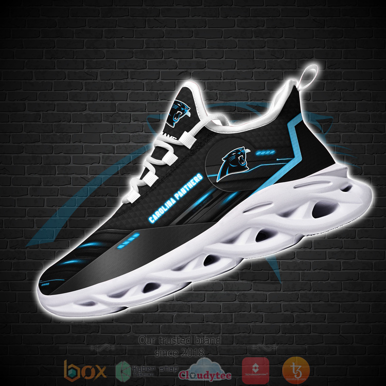 BEST NFL Carolina Panthers Custom Name Clunky Sneakers 1