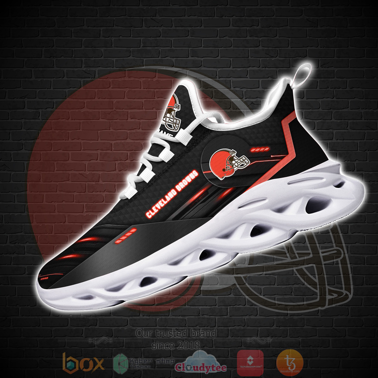 BEST NFL Cleveland Browns Custom Name Clunky Sneakers 1