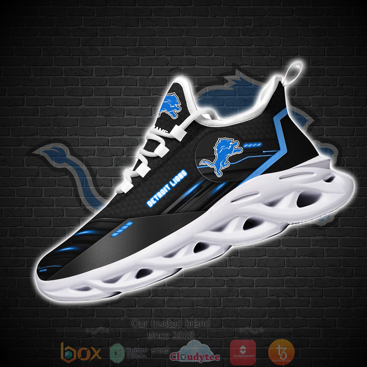 BEST NFL Detroit Lions Custom Name Clunky Sneakers 1