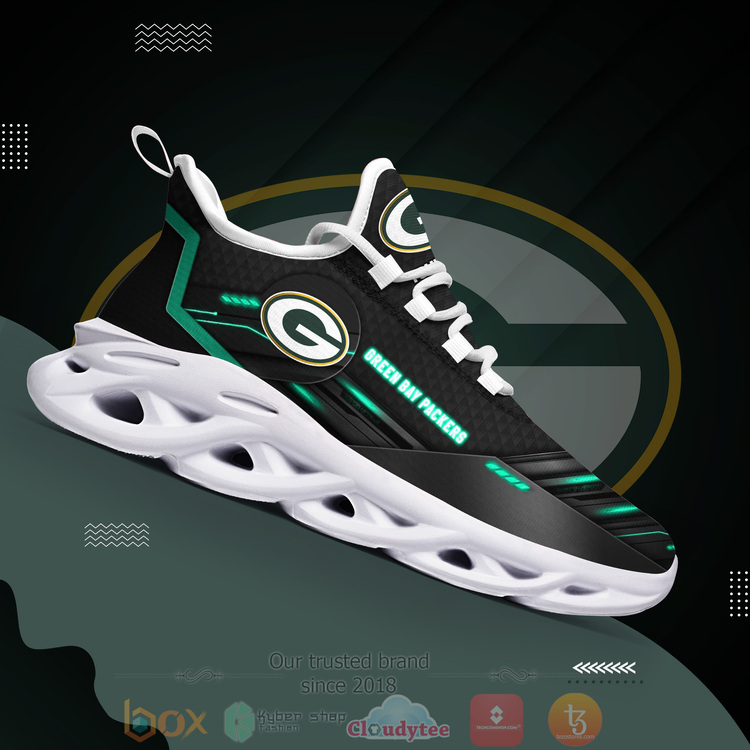 BEST NFL Green Bay Packers Custom Name Clunky Sneakers 1 2 3 4