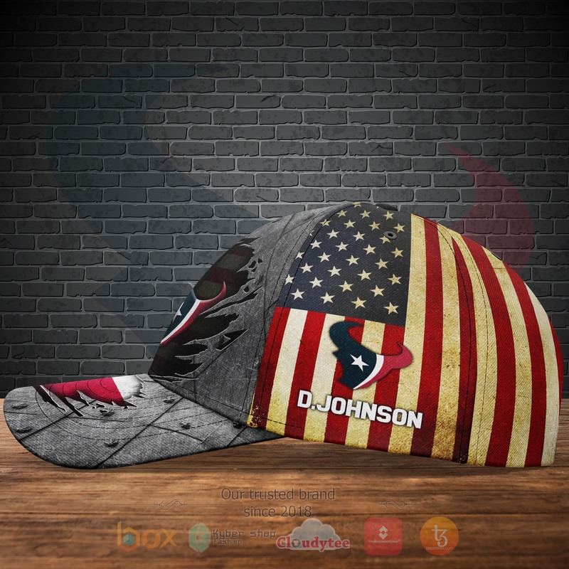 BEST NFL Houston Texans Personalized Custom Cap 3 BEST NFL Houston Texans Personalized Custom Cap 1 2
