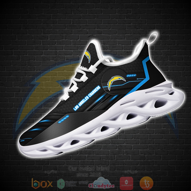 BEST NFL Los Angeles Chargers Custom Name Clunky Sneakers 1