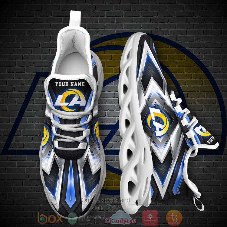 BEST NFL Los Angeles Rams Football Team Custom Name Clunky Sneakers 1