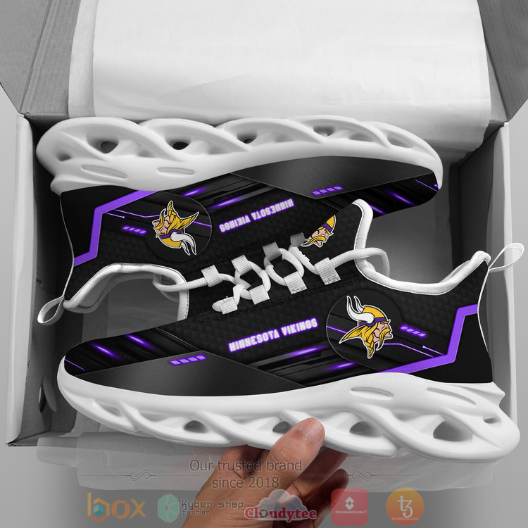 BEST NFL Minnesota Vikings Custom Name Clunky Sneakers