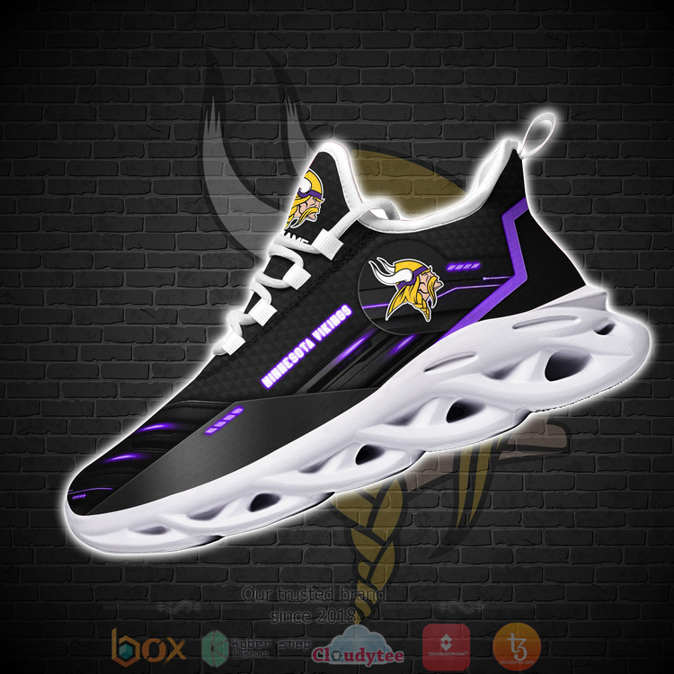 BEST NFL Minnesota Vikings Custom Name Clunky Sneakers 1