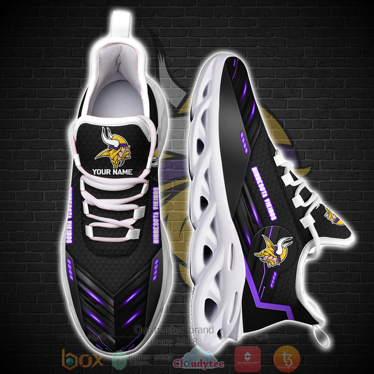 BEST NFL Minnesota Vikings Custom Name Clunky Sneakers 4 BEST NFL Minnesota Vikings Custom Name Clunky Sneakers 1 2 3