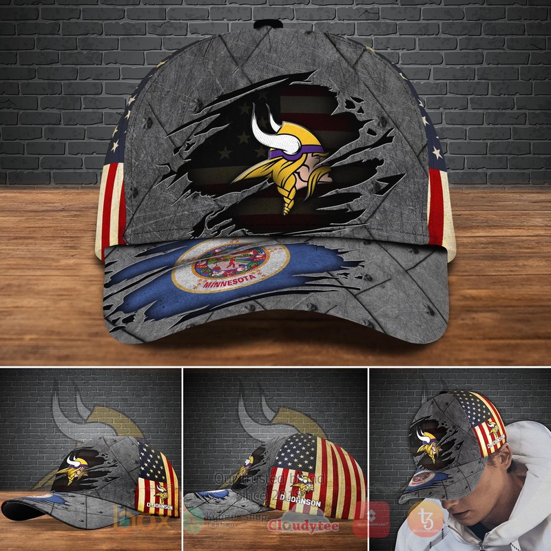 BEST NFL Minnesota Vikings Personalized Custom Cap