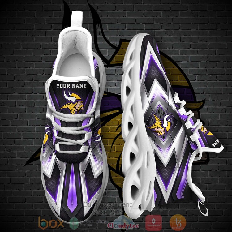 BEST NFL Minnesota Vikings Team Custom Name Clunky Sneakers 1