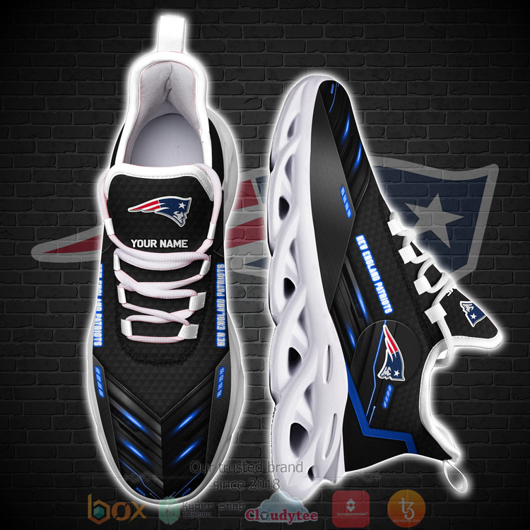 BEST NFL New England Patriots Custom Name Clunky Sneakers 4 BEST NFL New England Patriots Custom Name Clunky Sneakers 1 2 3