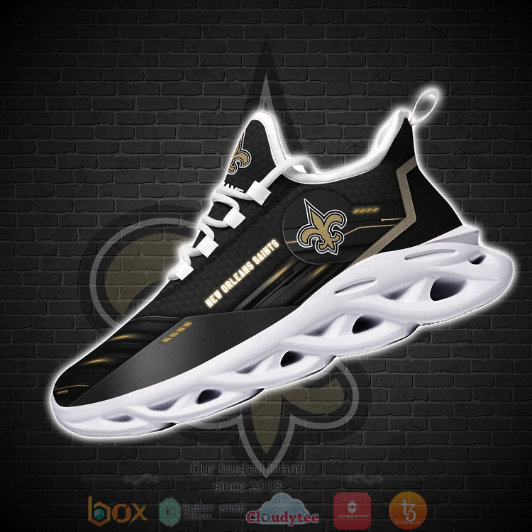 BEST NFL New Orleans Saints Custom Name Clunky Sneakers 1