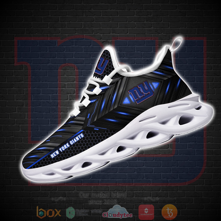 BEST NFL New York Giants Custom Name Clunky Sneakers 1