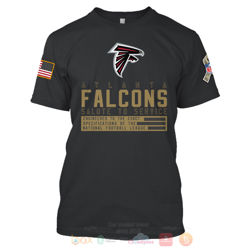 BEST NFL Personalized Atlanta Falcons Salute To Service Black Custom 3D Hoodie, Shirt 7 BEST NFL Personalized Atlanta Falcons Salute To Service Black Custom 3D Hoodie Shirt 1 2 3 4 5 6
