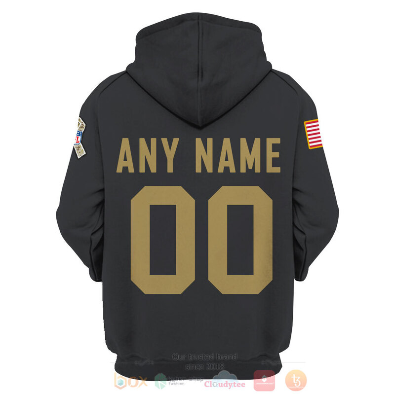 BEST NFL Personalized Detroit Lions Salute To Service Black Custom 3D Hoodie, Shirt 4 BEST NFL Personalized Detroit Lions Salute To Service Black Custom 3D Hoodie Shirt 1 2 3