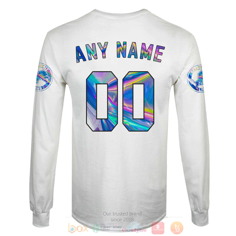 BEST NFL Personalized Detroit Lions White, Hologram Color Custom 3D Hoodie, Shirt 6 BEST NFL Personalized Detroit Lions White Hologram Color Custom 3D Hoodie Shirt 1 2 3 4 5