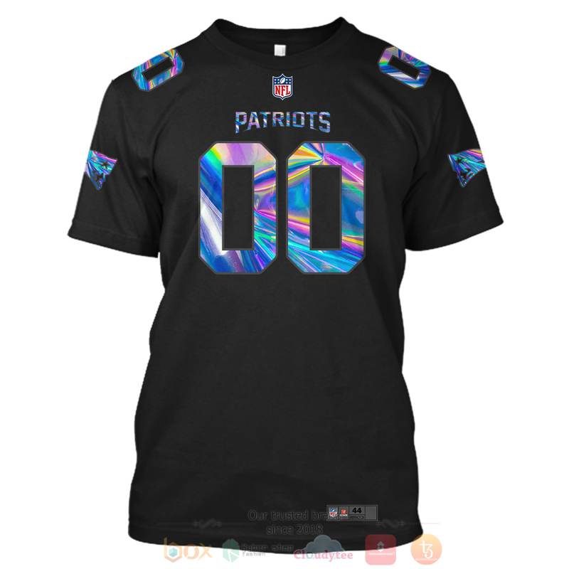BEST NFL Personalized New England Patriots Football Team Black, Hologram Color Custom 3D Hoodie, Shirt 7 BEST NFL Personalized New England Patriots Football Team Black Hologram Color Custom 3D Hoodie Shirt 1 2 3 4 5 6