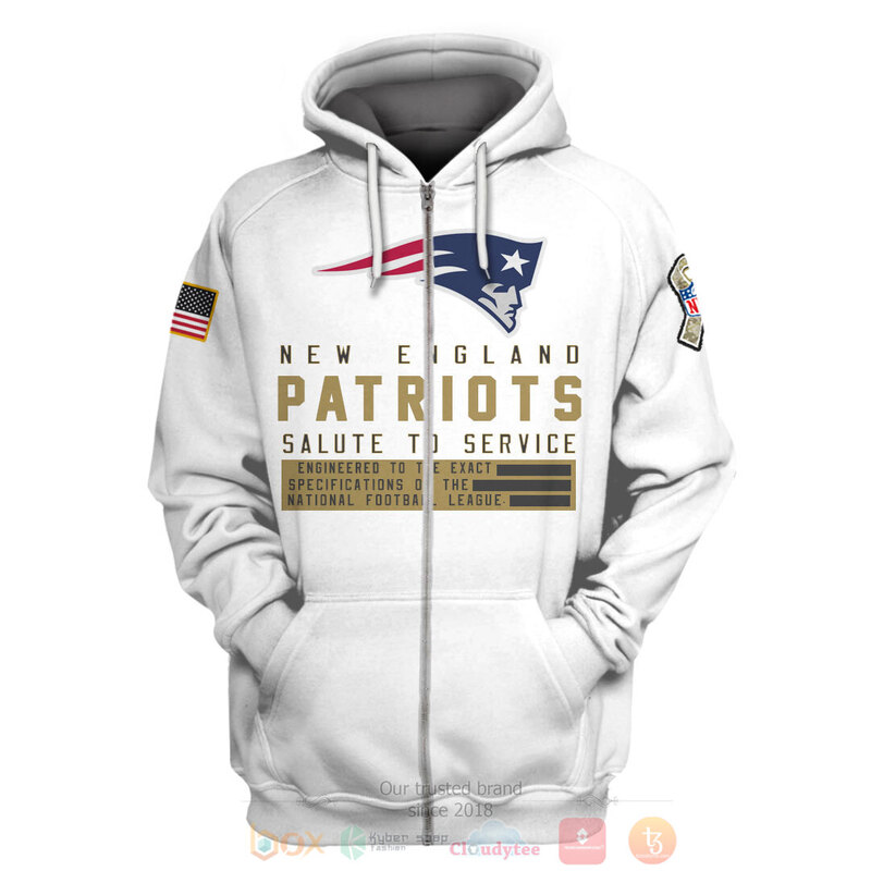 nfl salute to service hoodie patriots