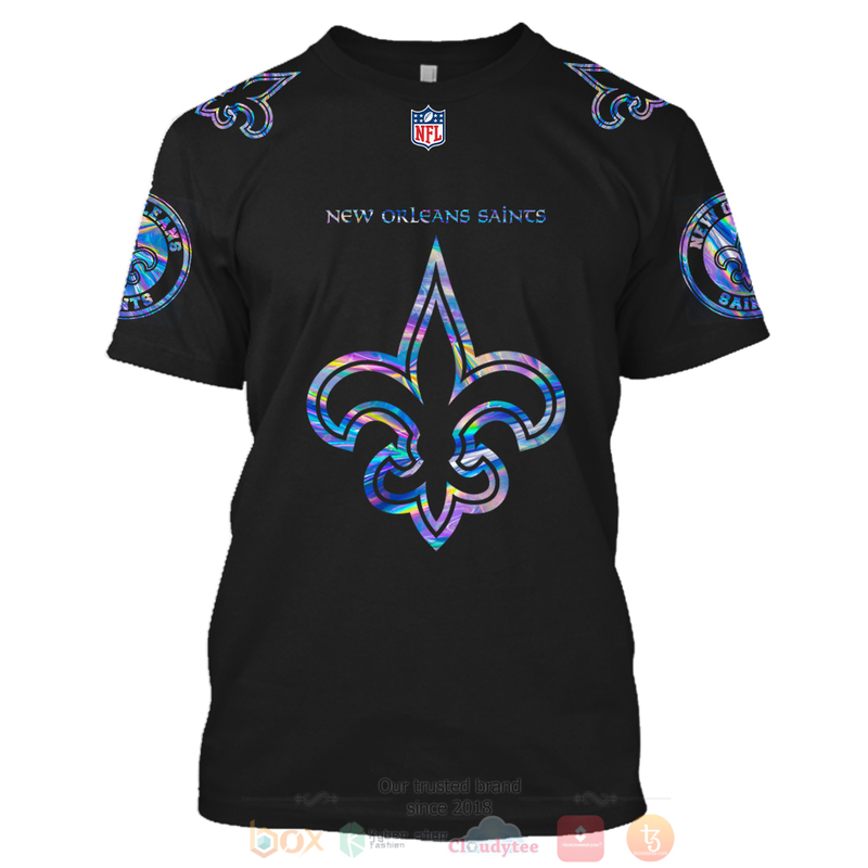 BEST NFL Personalized New Orleans Saints Black, Hologram Color Custom 3D Hoodie, Shirt 7 BEST NFL Personalized New Orleans Saints Black Hologram Color Custom 3D Hoodie Shirt 1 2 3 4 5 6