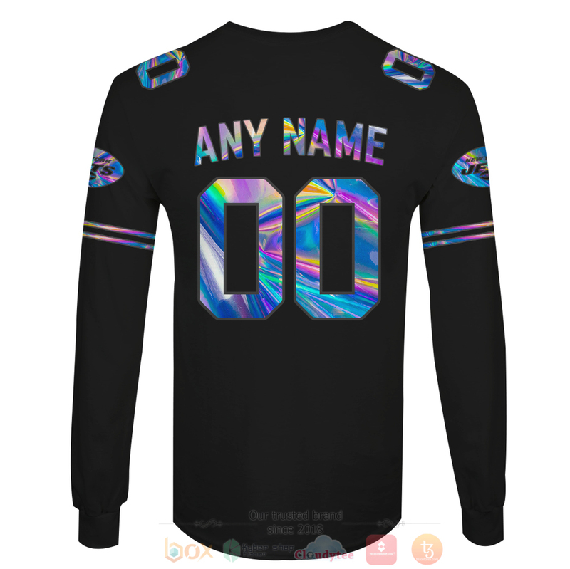 BEST NFL Personalized New York Jets Football Team Black, Hologram Color Custom 3D Hoodie, Shirt 6 BEST NFL Personalized New York Jets Football Team Black Hologram Color Custom 3D Hoodie Shirt 1 2 3 4 5