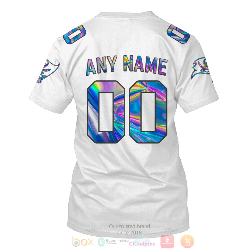 BEST NFL Personalized Tampa Bay Buccaneers Football Team White, Hologram Color Custom 3D Hoodie, Shirt 8 BEST NFL Personalized Tampa Bay Buccaneers Football Team White Hologram Color Custom 3D Hoodie Shirt 1 2 3 4 5 6 7