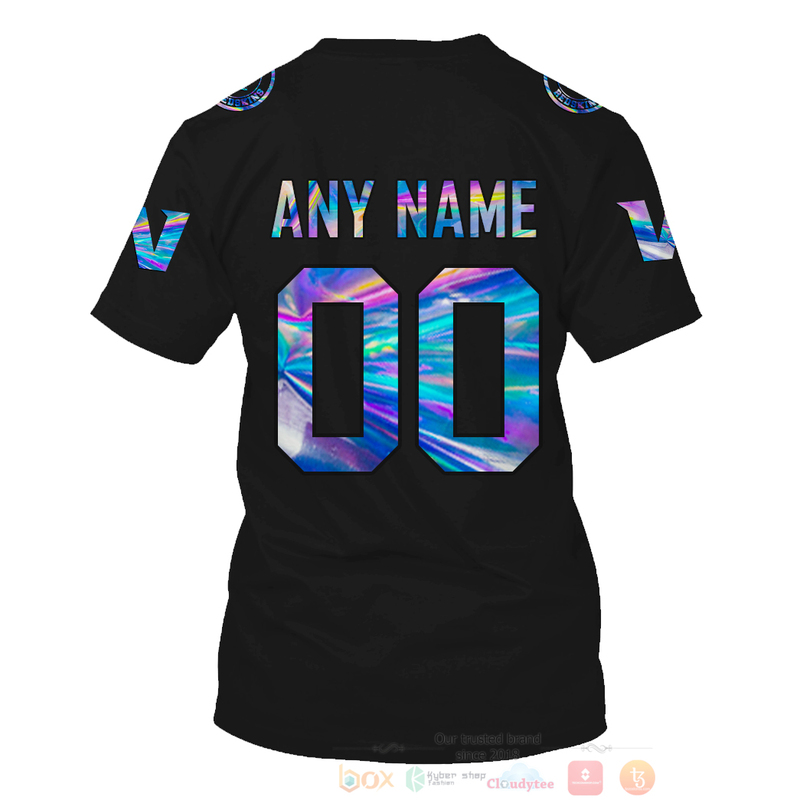BEST NFL Personalized Washington Redskins Black Hologram Color Custom 3D Hoodie Shirt 1 2 3 4 5 6 7