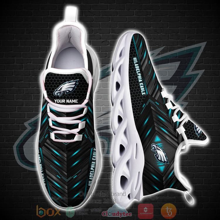 BEST NFL Philadelphia Eagles Custom Name Clunky Sneakers 4 BEST NFL Philadelphia Eagles Custom Name Clunky Sneakers 1 2 3