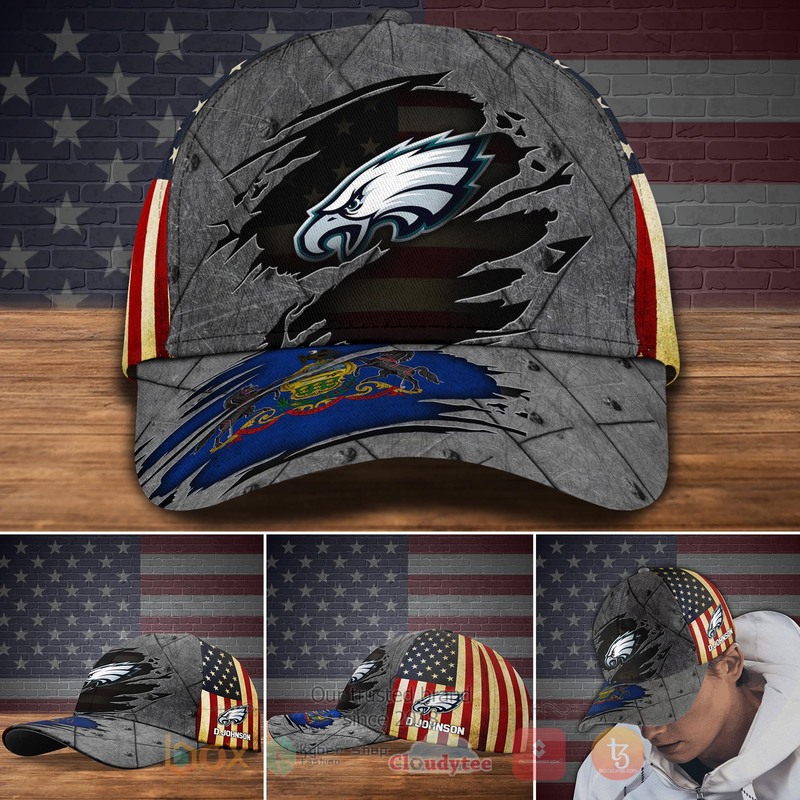 BEST NFL Philadelphia Eagles Personalized Custom Cap