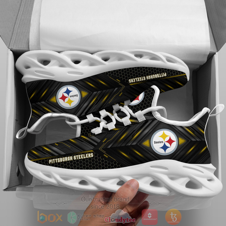 BEST NFL Pittsburgh Steelers Custom Name Clunky Sneakers