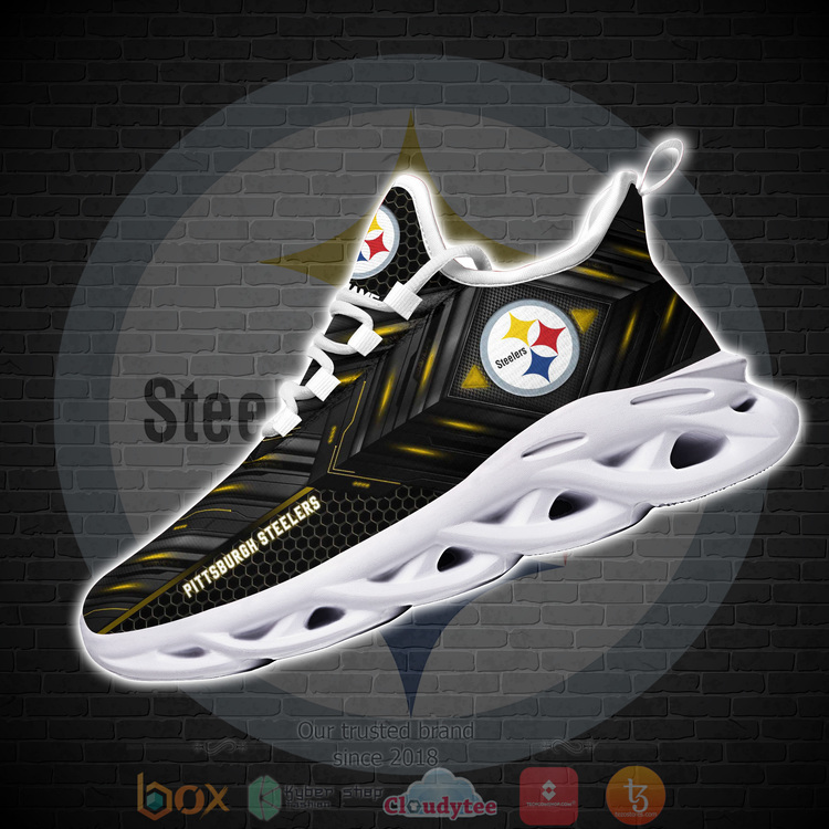 BEST NFL Pittsburgh Steelers Custom Name Clunky Sneakers 1