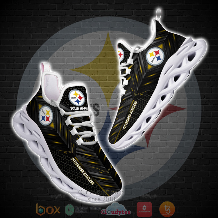 BEST NFL Pittsburgh Steelers Custom Name Clunky Sneakers 6 BEST NFL Pittsburgh Steelers Custom Name Clunky Sneakers 1 2 3 4 5
